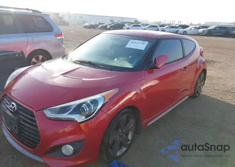 2014 Hyundai Veloster Turbo W/Black z USA, uszkodzony, nr VIN KMHTC6AE8EU200475